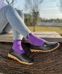 ATC Side Metallic Trim Leather Loafers - MAMA LOVE Shop Loafer