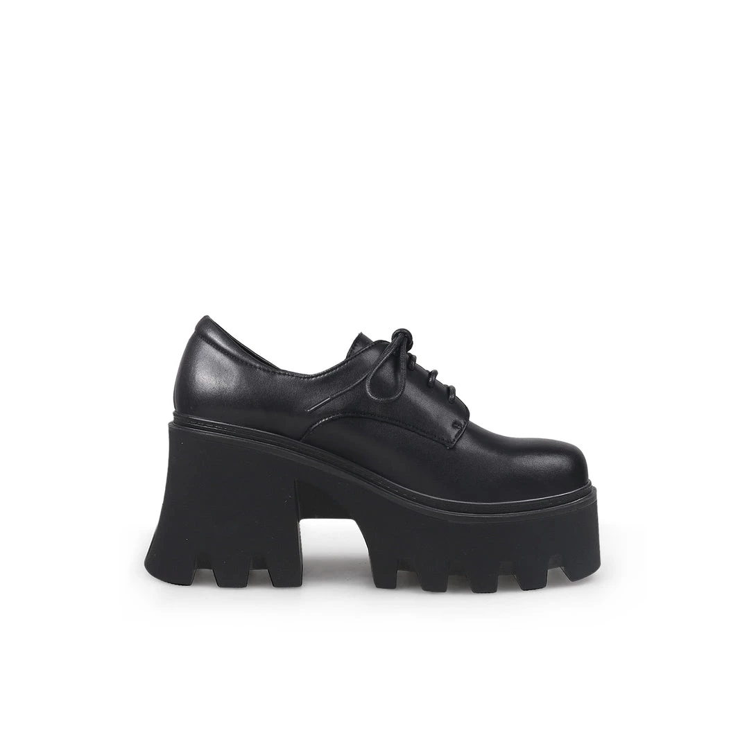 Jady Rose Genuine Leather Freesia Lace-Up Chunky Heel Platform Oxford Shoes- JadyRose 3 Jady Rose Genuine Leather Freesia Lace-Up Chunky Heel Platform Oxford Shoes- JadyRose