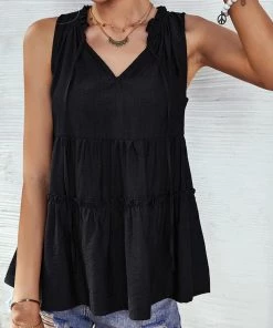 DY NEW ARRIVALS TONYA TANK TOP - BLACK 8 DY NEW ARRIVALS TONYA TANK TOP - BLACK
