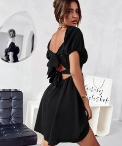 DY MAUDE MINI DRESS - BLACK