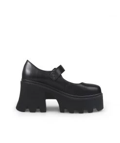 Jady Rose JadyRose | Classic Chunky Heel Platform Mary Jane - Black