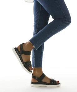 Braided Rubber Band Forever Slides Flat Sandals - SIKETU