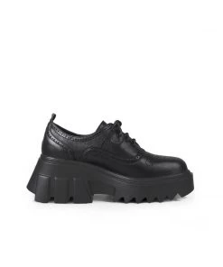 Jady Rose New In Shoes JadyRose | Vintage Black Leather Platform Oxford - Black 9 Jady Rose New In Shoes JadyRose | Vintage Black Leather Platform Oxford - Black