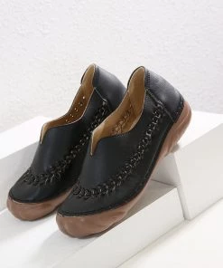 S/S 2022 Trim-Stitch Woven Deco Loafers - SIKETU