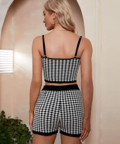 MY NEW ARRIVALS MARIA KNIT SET - BLACK