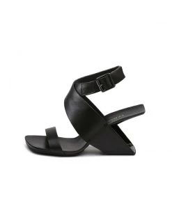 Jady Rose S/S 2022 Twist Strap Open-Heel Leather Slide Sandal - JadyRose 22 Jady Rose S/S 2022 Twist Strap Open-Heel Leather Slide Sandal - JadyRose