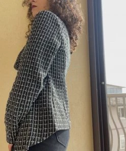 YBL Smaibulun Doll | Swallow Black Plaid Blazer