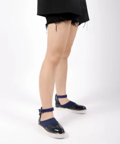 Jady Rose New In Shoes JADYROSE | TULIP ANKLE STRAP NAVY OXFORD SANDAL 10 Jady Rose New In Shoes JADYROSE | TULIP ANKLE STRAP NAVY OXFORD SANDAL