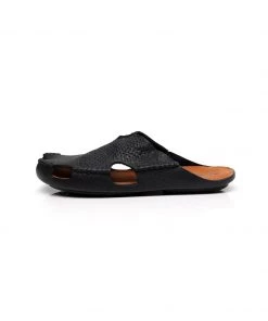GLF Maibulun | Perforated Cut-Out Genuine Leather Mule - Black NEW ARRIVALS 10 GLF Maibulun | Perforated Cut-Out Genuine Leather Mule - Black NEW ARRIVALS