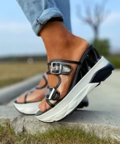 YL Double-Strap Platform Sandal - EN BLOOM