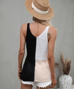 MY BABETTE KNIT TANK - BLACK NEW ARRIVALS