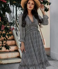 DY ZARNISH MIDI DRESS - BLACK NEW ARRIVALS