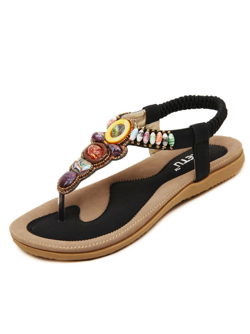 S/S 2022 SIKETU | BLACK BEADED SANDAL 3 S/S 2022 SIKETU | BLACK BEADED SANDAL