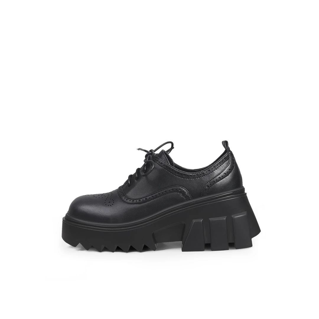 Jady Rose New In Shoes JadyRose | Vintage Black Leather Platform Oxford - Black 5 Jady Rose New In Shoes JadyRose | Vintage Black Leather Platform Oxford - Black