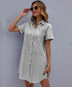BFZY AIYANA SHIRT DRESS - BLACK New In Clothing