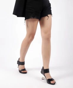 Jady Rose JADYROSE | TASH BLACK LEATHER ELEVATOR HEEL SANDAL New In Shoes 11 Jady Rose JADYROSE | TASH BLACK LEATHER ELEVATOR HEEL SANDAL New In Shoes