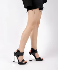 Jady Rose JADYROSE | TIKOYA BLACK LEATHER HEEL 11 Jady Rose JADYROSE | TIKOYA BLACK LEATHER HEEL