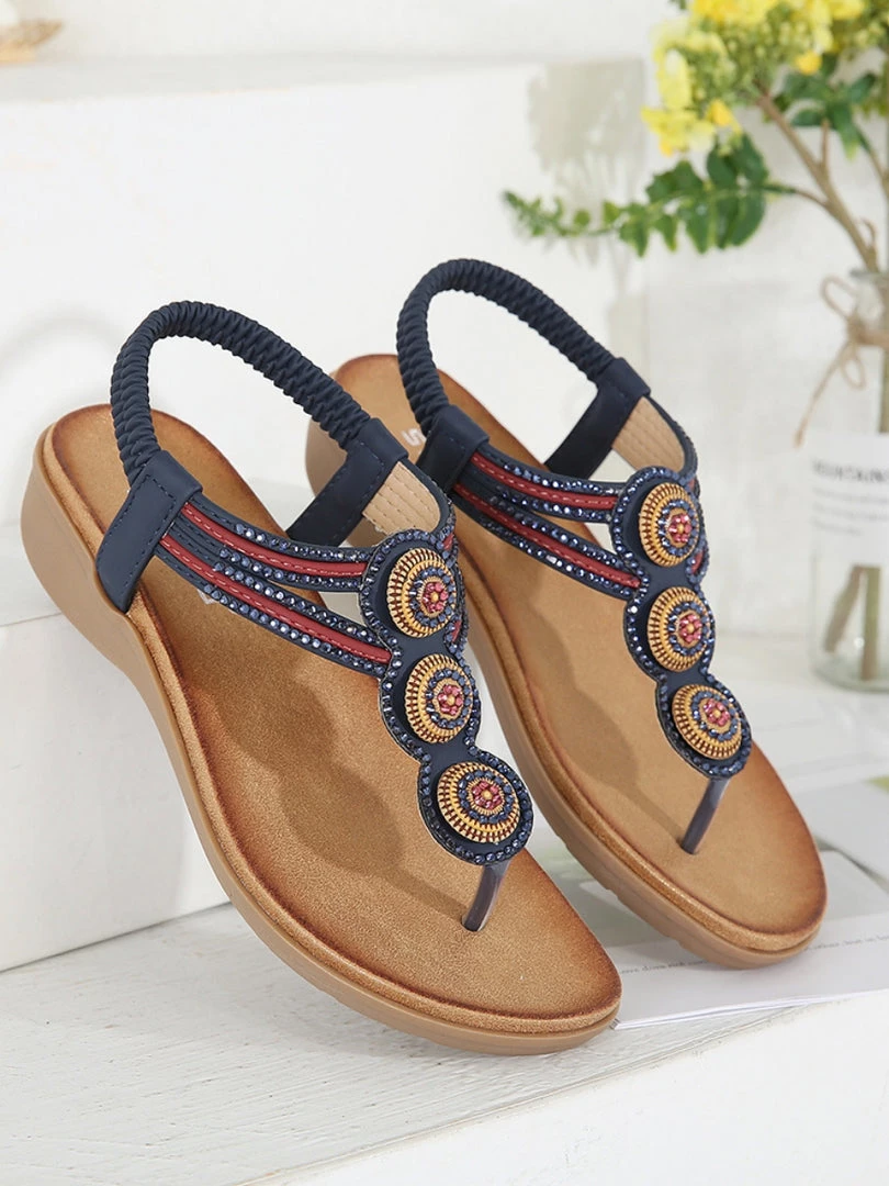 New In Shoes Rhinestone Embellished Sandals - SIKETU 4 New In Shoes Rhinestone Embellished Sandals - SIKETU