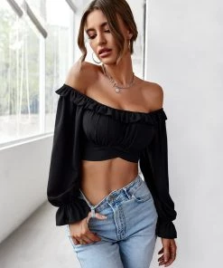 DY HENIE BOW TOP - BLACK NEW ARRIVALS