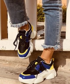 HT EN BLOOM | SEVANI MULTI COLOR DAD SNEAKER BLACK 9 HT EN BLOOM | SEVANI MULTI COLOR DAD SNEAKER BLACK