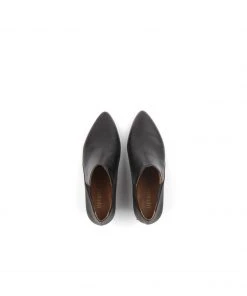 Jady Rose JadyRose | Structural-Heel Black Genuine Leather Boot New In Shoes