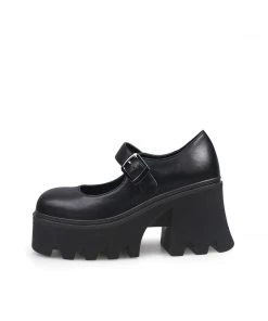 Jady Rose JadyRose | Classic Chunky Heel Platform Mary Jane - Black