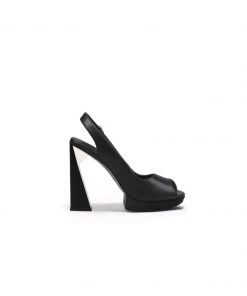 Jady Rose JadyRose | Peep-Toe Black Leather Classic Slingback NEW ARRIVALS 10 Jady Rose JadyRose | Peep-Toe Black Leather Classic Slingback NEW ARRIVALS