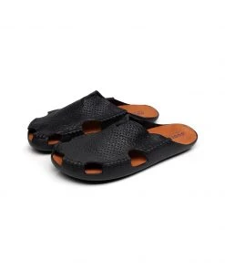 GLF Maibulun | Perforated Cut-Out Genuine Leather Mule - Black NEW ARRIVALS 11 GLF Maibulun | Perforated Cut-Out Genuine Leather Mule - Black NEW ARRIVALS