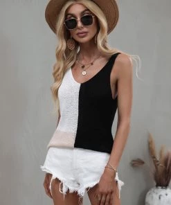 MY BABETTE KNIT TANK - BLACK NEW ARRIVALS