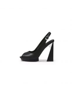 Jady Rose JadyRose | Peep-Toe Black Leather Classic Slingback NEW ARRIVALS 11 Jady Rose JadyRose | Peep-Toe Black Leather Classic Slingback NEW ARRIVALS