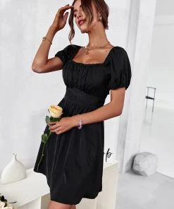 DY MAUDE MINI DRESS - BLACK