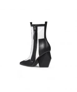 Jady Rose New In Shoes JadyRose | Geometry Block Heel Summer Boots - Black