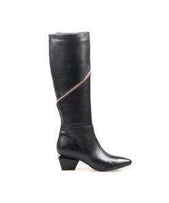 Jady Rose New In Shoes JadyRose | Black Round Side-Zip Knee-Hight Boot 11 Jady Rose New In Shoes JadyRose | Black Round Side-Zip Knee-Hight Boot