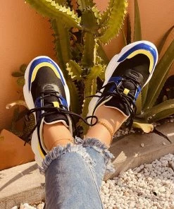 HT EN BLOOM | SEVANI MULTI COLOR DAD SNEAKER BLACK 10 HT EN BLOOM | SEVANI MULTI COLOR DAD SNEAKER BLACK