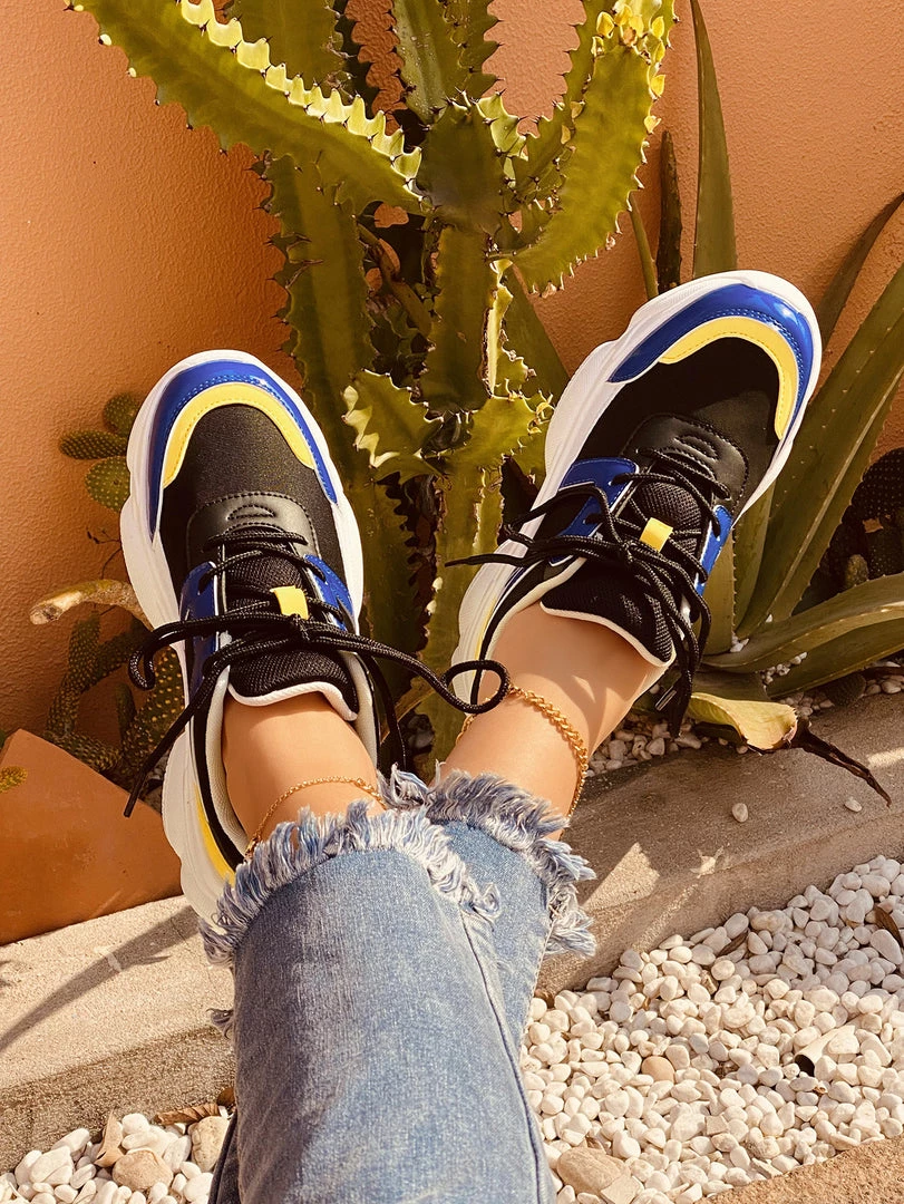 HT EN BLOOM | SEVANI MULTI COLOR DAD SNEAKER BLACK 5 HT EN BLOOM | SEVANI MULTI COLOR DAD SNEAKER BLACK