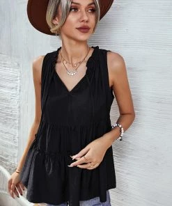 DY NEW ARRIVALS TONYA TANK TOP - BLACK 10 DY NEW ARRIVALS TONYA TANK TOP - BLACK