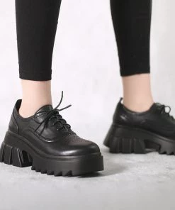 Jady Rose New In Shoes JadyRose | Vintage Black Leather Platform Oxford - Black 11 Jady Rose New In Shoes JadyRose | Vintage Black Leather Platform Oxford - Black