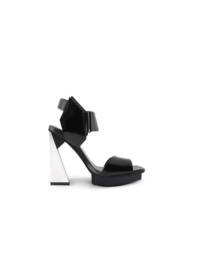 Jady Rose JADYROSE | TIKOYA BLACK LEATHER HEEL 5 Jady Rose JADYROSE | TIKOYA BLACK LEATHER HEEL