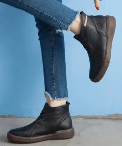 XR Shoes Modern Lace-Up Leather Boots - Rumour Has It