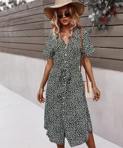 DY LORRIE SHIRT MIDI DRESS - BLACK 10 DY LORRIE SHIRT MIDI DRESS - BLACK