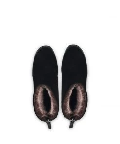 Jady Rose JadyRose | Genuine Leather JR Signature Triangle Wedge-Heel Ankle Boots