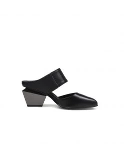 Jady Rose JadyRose | TINA Geometric Heel Black Leather Sandal New In Shoes 10 Jady Rose JadyRose | TINA Geometric Heel Black Leather Sandal New In Shoes