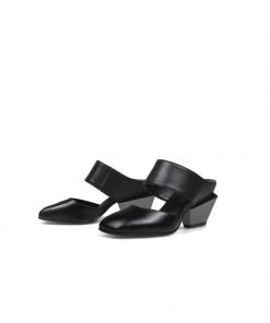 Jady Rose JadyRose | TINA Geometric Heel Black Leather Sandal New In Shoes 12 Jady Rose JadyRose | TINA Geometric Heel Black Leather Sandal New In Shoes