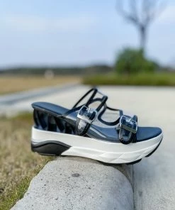 YL Double-Strap Platform Sandal - EN BLOOM