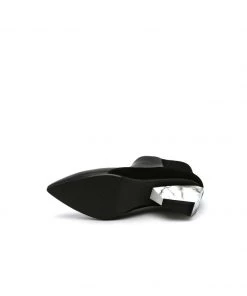 Jady Rose JadyRose | Structural-Heel Leather Bootie - Black 13 Jady Rose JadyRose | Structural-Heel Leather Bootie - Black