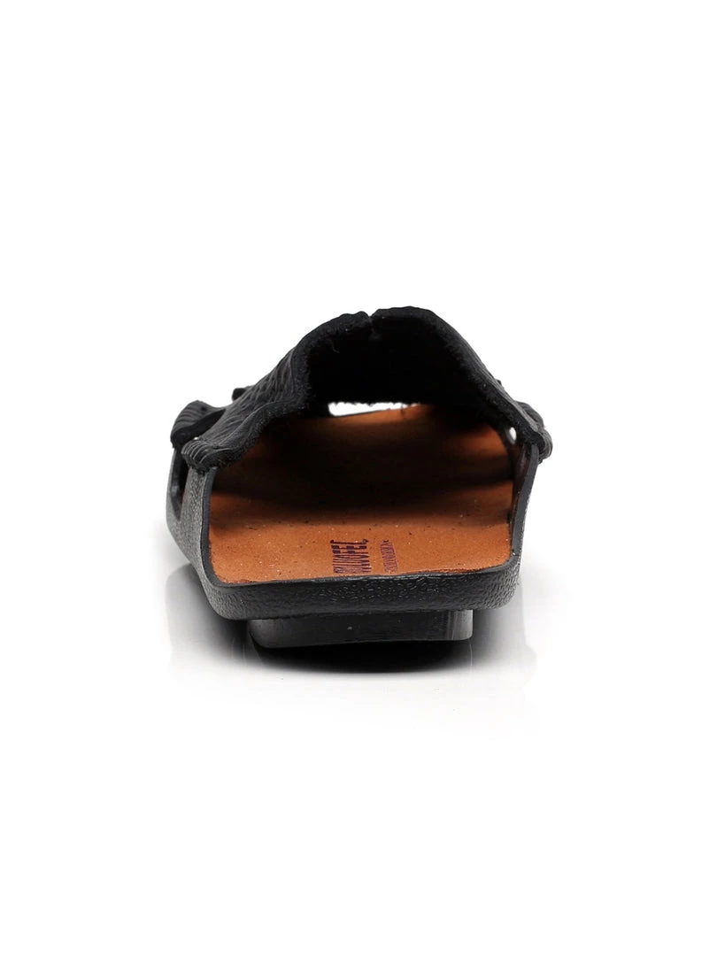 GLF Maibulun | Perforated Cut-Out Genuine Leather Mule - Black NEW ARRIVALS 5 GLF Maibulun | Perforated Cut-Out Genuine Leather Mule - Black NEW ARRIVALS