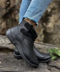 HYHE Elastic Band Flat Shoes Ankle Boots - EN BLOOM