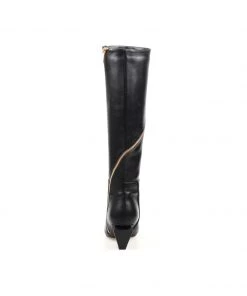 Jady Rose New In Shoes JadyRose | Black Round Side-Zip Knee-Hight Boot 12 Jady Rose New In Shoes JadyRose | Black Round Side-Zip Knee-Hight Boot