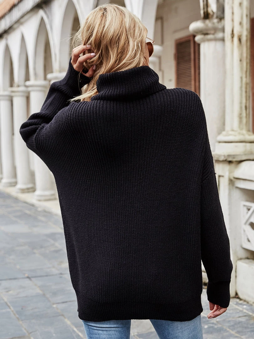 MY New In Clothing Smaibulun | ILLY Turtleneck Basic Knit Sweater - Black 6 MY New In Clothing Smaibulun | ILLY Turtleneck Basic Knit Sweater - Black