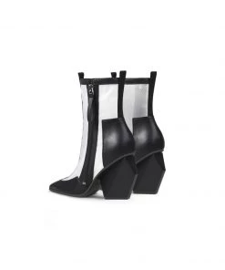 Jady Rose New In Shoes JadyRose | Geometry Block Heel Summer Boots - Black